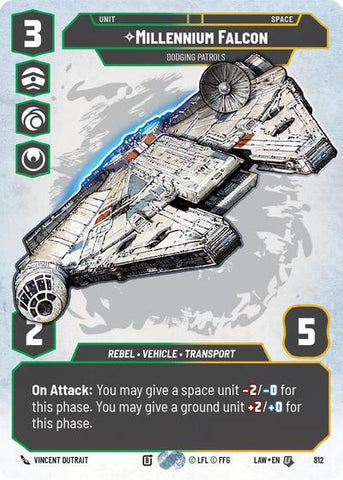 Millennium Falcon, Dodging Patrols (Prestige) (A Lawless Time)(LAW-812/901)(U)