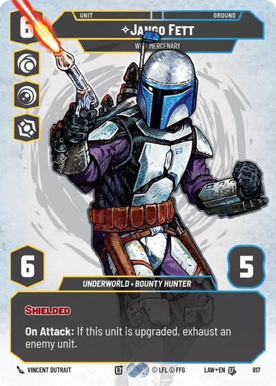 Jango Fett, Wily Mercenary (Prestige) (A Lawless Time)(LAW-817/901)(U)