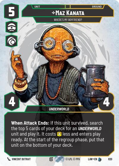 Maz Kanata, Where's My Boyfriend? (Prestige) (A Lawless Time)(LAW-820/901)(L)