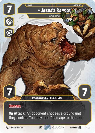 Jabba's Rancor, Snack Time! (Prestige) (A Lawless Time)(LAW-822/901)(U)