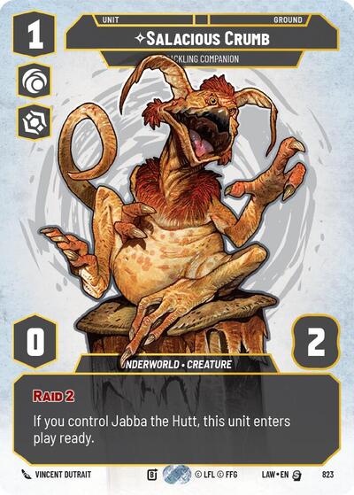 Salacious Crumb, Cackling Companion (Prestige) (A Lawless Time)(LAW-823/901)(S)