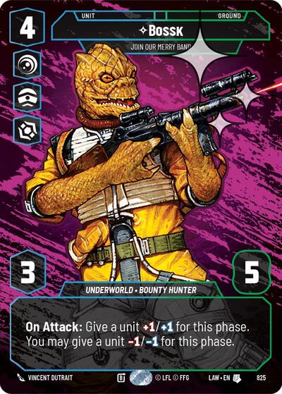 Bossk, Join Our Merry Band (Prestige Foil) - Foil (A Lawless Time)(LAW-825/901)(U)