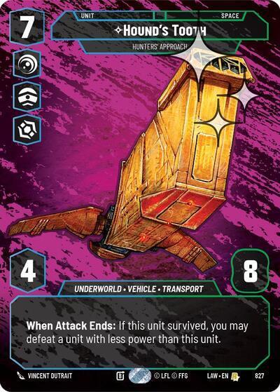 Hound's Tooth, Hunters' Approach (Prestige Foil) - Foil (A Lawless Time)(LAW-827/901)(R)