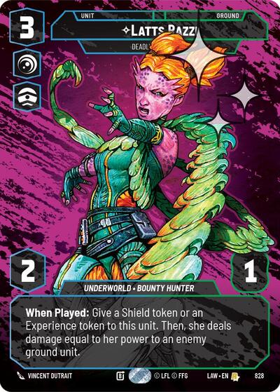 Latts Razzi, Deadly Whipmaster (Prestige Foil) - Foil (A Lawless Time)(LAW-828/901)(R)