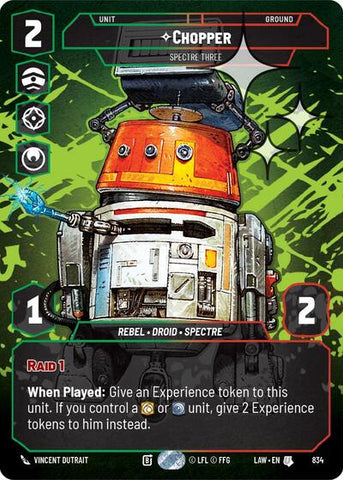 Chopper, Spectre Three (Prestige Foil) - Foil (A Lawless Time)(LAW-834/901)(U)