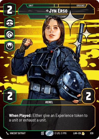 Jyn Erso, Take the Next Chance (Prestige Foil) - Foil (A Lawless Time)(LAW-839/901)(R)