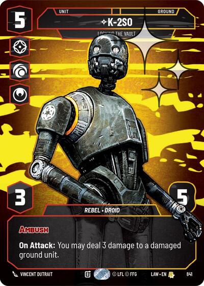 K-2S0, Locking the Vault (Prestige Foil) - Foil (A Lawless Time)(LAW-841/901)(R)