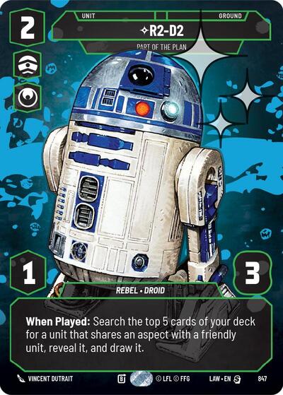 R2-D2, Part of the Plan (Prestige Foil) - Foil (A Lawless Time)(LAW-847/901)(S)