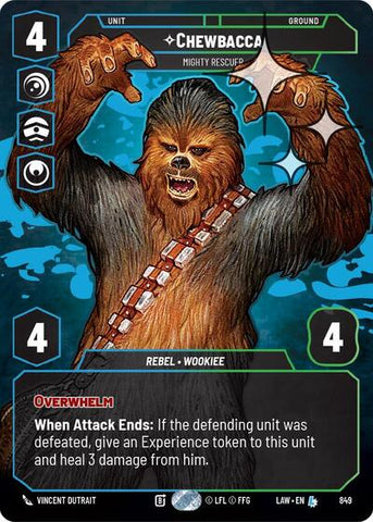 Chewbacca, Mighty Rescuer (Prestige Foil) - Foil (A Lawless Time)(LAW-849/901)(L)