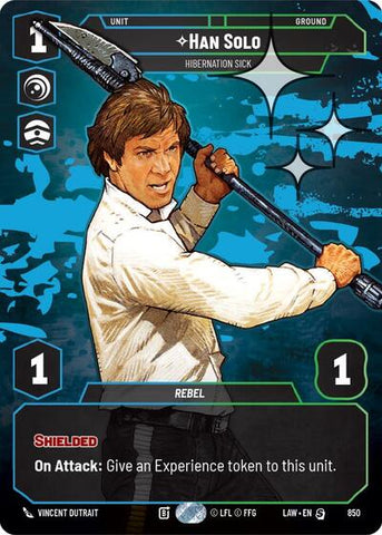 Han Solo, Hibernation Sick (Prestige Foil) - Foil (A Lawless Time)(LAW-850/901)(S)