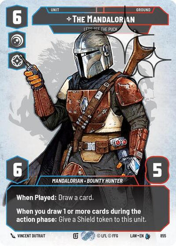 The Mandalorian, Let's See The Puck (Prestige Foil) - Foil (A Lawless Time)(LAW-855/901)(L)