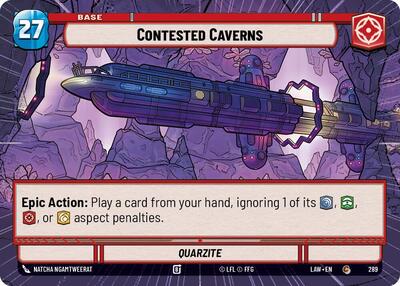 Contested Caverns // Shield (Hyperspace) (A Lawless Time)(LAW-289 // T06)(C)
