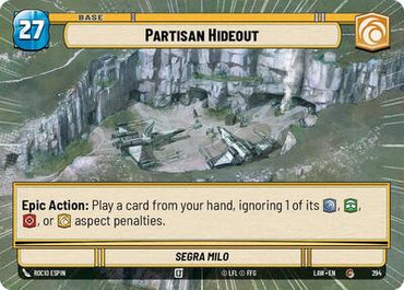 Partisan Hideout // Shield (Hyperspace) (A Lawless Time)(LAW-294 // T06)(C)