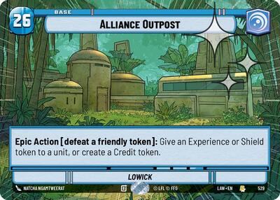 Alliance Outpost (Hyperspace Foil) - Foil (A Lawless Time)(LAW-529/901)(R)