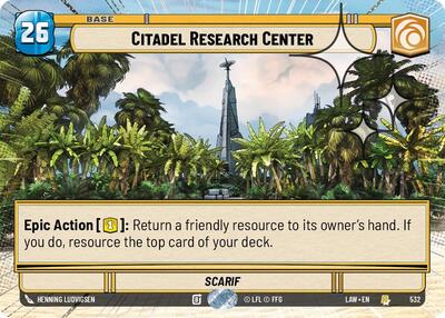 Citadel Research Center (Hyperspace Foil) - Foil (A Lawless Time)(LAW-532/901)(R)