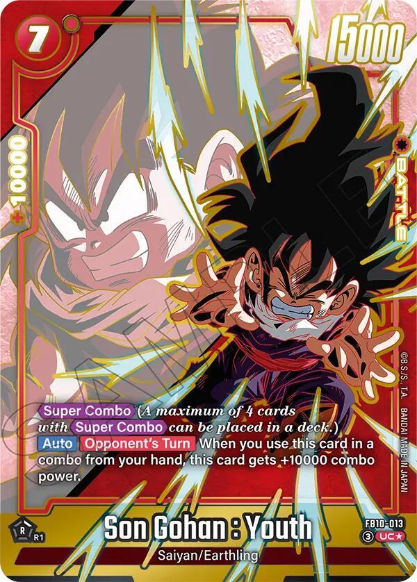 Son Gohan : Youth [013] [Alternate Art] [Foil] (FB10-013)(UC)