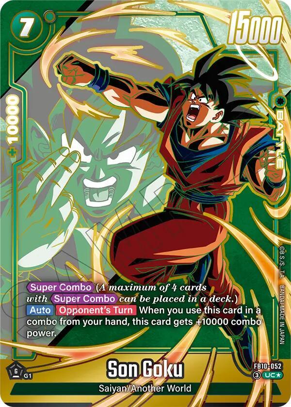 Son Goku [052] [Alternate Art] [Foil] (FB10-052)(UC)