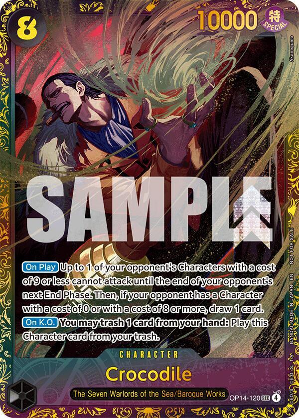 Crocodile - OP14-120 [CS26-27 Regionals Season 1] [Foil] (One Piece Promotion Cards)(OP14-120)(PR)