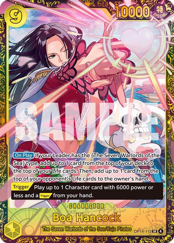 Boa Hancock [CS 26-27 Regionals Season 1] [Foil] (One Piece Promotion Cards)(OP14-112)(SR)