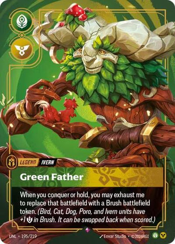 Ivern, Green Father - Foil (Unleashed)(UNL-195/219)(R)