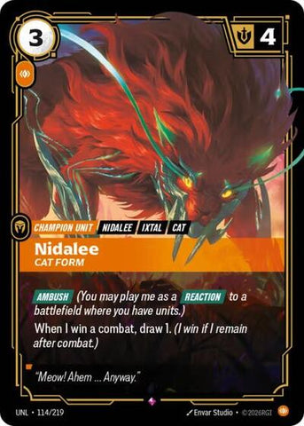Nidalee, Cat Form - Foil (Unleashed)(UNL-114/219)(R)