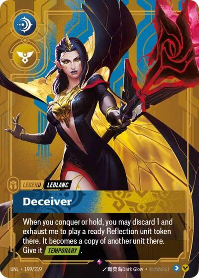 LeBlanc, Deceiver - Foil (Unleashed)(UNL-199/219)(R)