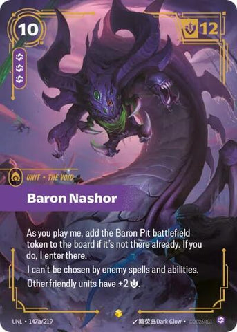 Baron Nashor - Alternate Art - Foil (Unleashed)(UNL-147a/219)(O/AA)
