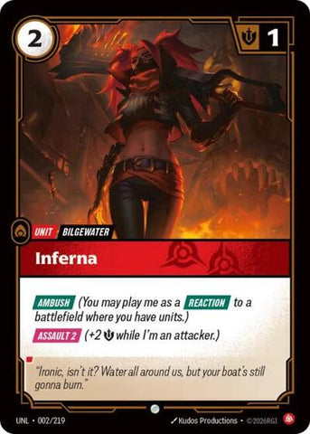 Inferna - Foil (Unleashed)(UNL-002/219)(C)