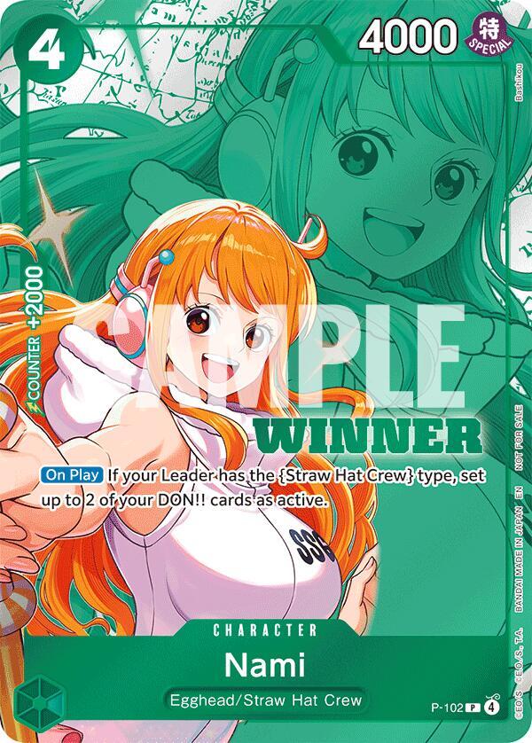 Nami [Winner Pack 2026 Vol. 2] [Foil] (One Piece Promotion Cards)(P-102)(PR)