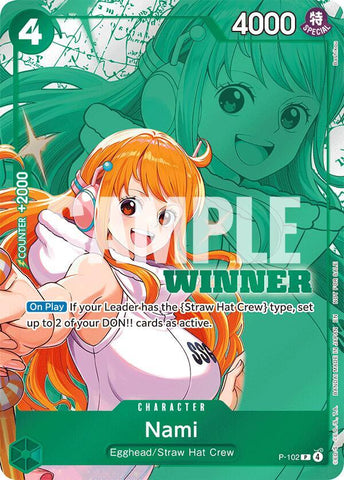 Nami [Winner Pack 2026 Vol. 2] [Foil] (One Piece Promotion Cards)(P-102)(PR)