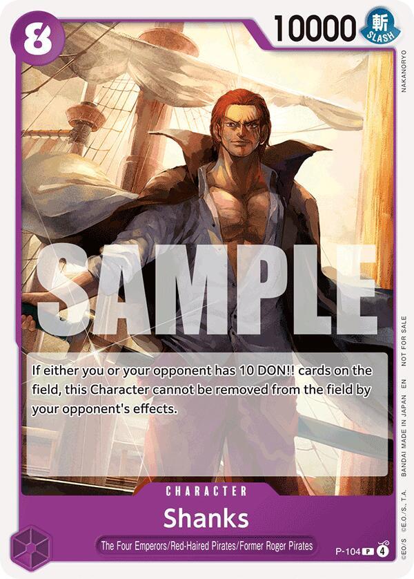 Shanks [Tournament Pack 2026 Vol. 2] (One Piece Promotion Cards)(P-104)(PR)