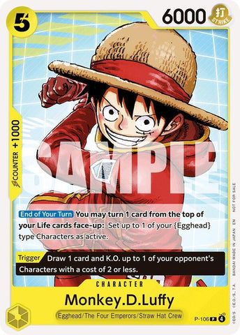 Monkey.D.Luffy [Tournament Pack 2026 Vol. 2] (One Piece Promotion Cards)(P-106)(PR)