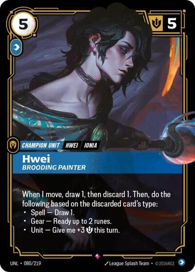 Hwei, Brooding Painter - Foil (Unleashed)(UNL-080/219)(R)