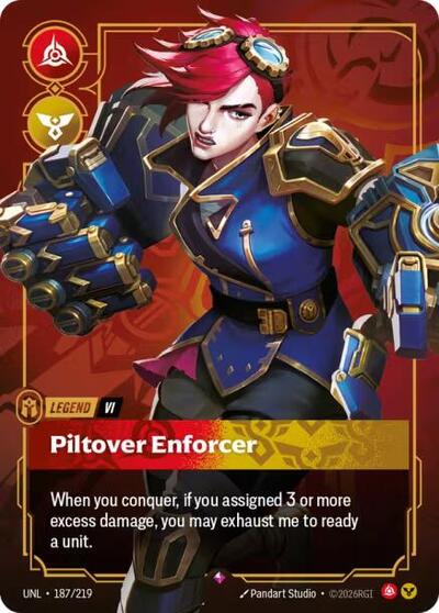 Vi, Piltover Enforcer - Foil (Unleashed)(UNL-187/219)(R)