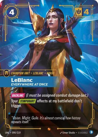 LeBlanc, Everywhere At Once - Foil (Unleashed)(UNL-090/219)(E)