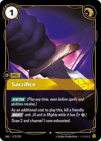 Sacrifice - Foil (Unleashed)(UNL-173/219)(R)