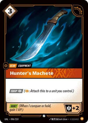 Hunter's Machete  (Unleashed)(UNL-096/219)(C)