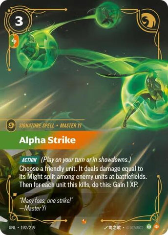 Alpha Strike - Foil (Unleashed)(UNL-192/219)(E)