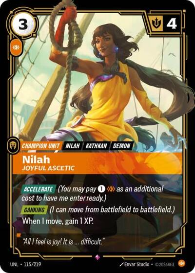 Nilah, Joyful Ascetic - Foil (Unleashed)(UNL-115/219)(R)