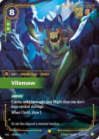 Vilemaw - Alternate Art - Foil (Unleashed)(UNL-060a/219)(O/AA)