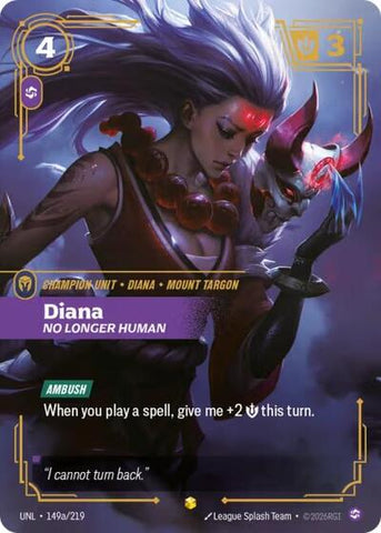 Diana, No Longer Human - Alternate Art - Foil (Unleashed)(UNL-149a/219)(O/AA)