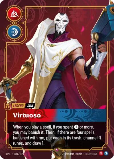 Jhin, Virtuoso - Foil (Unleashed)(UNL-181/219)(R)
