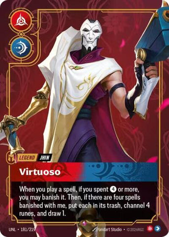 Jhin, Virtuoso - Foil (Unleashed)(UNL-181/219)(R)