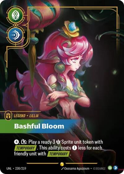 Lillia, Bashful Bloom - Overnumbered - Foil (Unleashed)(UNL-230/219)(O/AA)