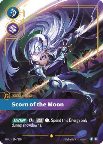 Diana, Scorn of the Moon - Overnumbered - Foil (Unleashed)(UNL-234/219)(O/AA)