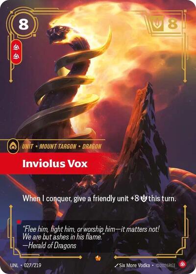 Inviolus Vox - Foil (Unleashed)(UNL-027/219)(E)
