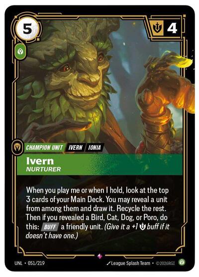 Ivern, Nurturer - Foil (Unleashed)(UNL-051/219)(R)