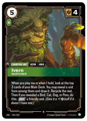 Ivern, Nurturer - Foil (Unleashed)(UNL-051/219)(R)