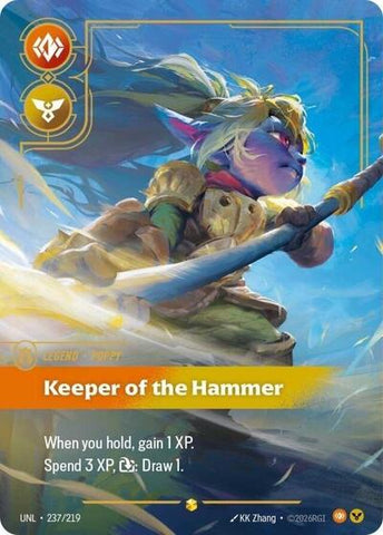 Poppy, Keeper of the Hammer - Overnumbered - Foil (Unleashed)(UNL-237/219)(O/AA)