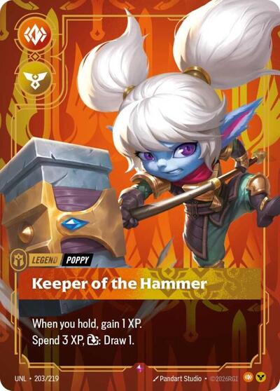 Poppy, Keeper of the Hammer - Foil (Unleashed)(UNL-203/219)(R)